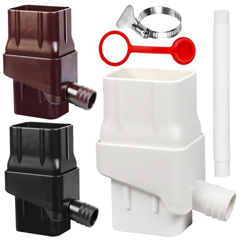 Rain Barrel Diverter Kit Rainwater Collection System, Downspout Rainwater