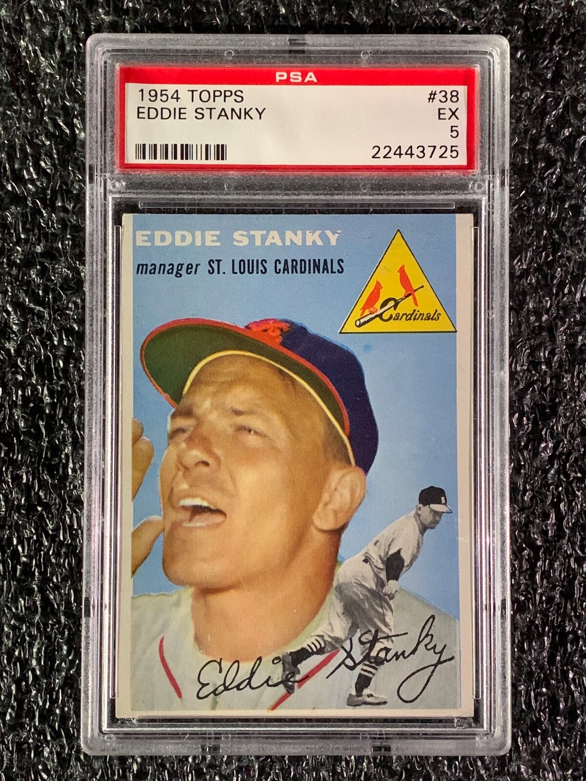 1954 Topps Baseball #38 Eddie Stanky PSA 5