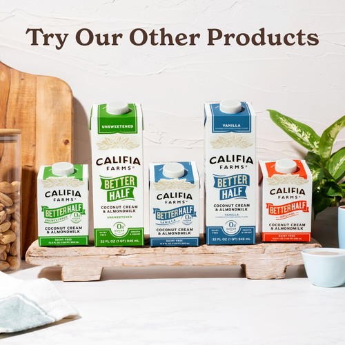 Califia Farms - Unsweetened Better Half Half And Half Substitute 16.9 Oz Pack... - 第 5/6 張圖片