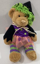Halloween Witch Bear soft plush 11" Dan Dee