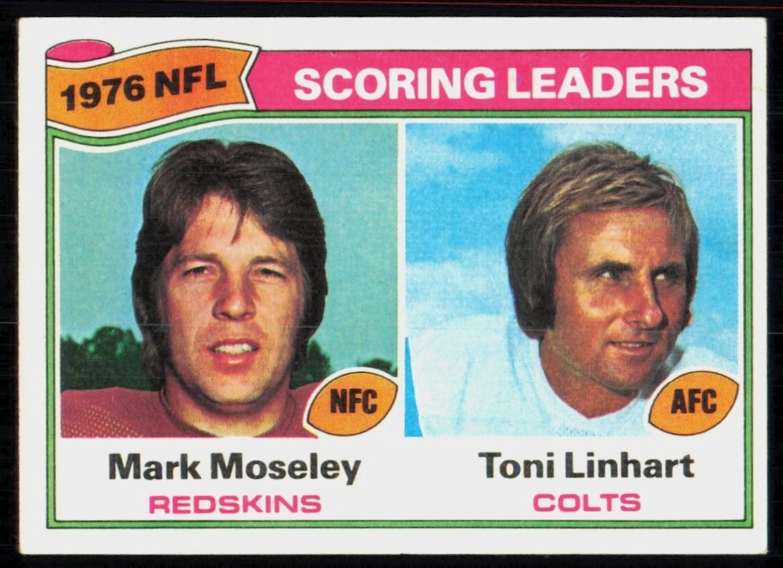 1977 Topps Mark Moseley/Toni Linhart #4