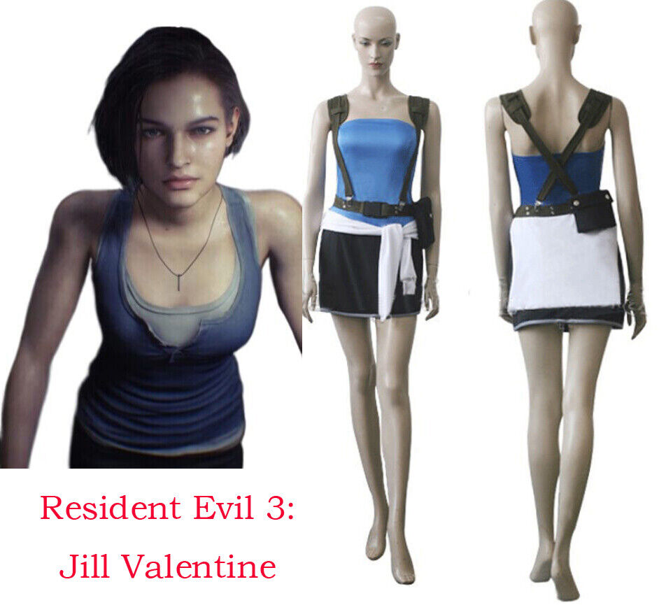 Resident Evil 3: Remake Jill Valentine Halloween Carnival Suit Cosplay