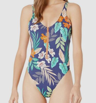 150 Hobie Girl Blue Floral Print Stretch Fit Zip Up One Piece Swimsuit Size Xl Ebay 150 Hobie Girl Blue Floral Print Stretch Fit Zip Up One Piece Swimsuit Size Xl Ebay