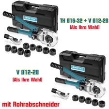 TH+V / V Kontur Hydraulische Presszange Handzange für Verbundrohr und Fittings