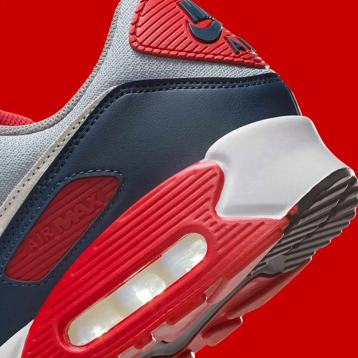 Nike Air Max 90 Shoes Smoke Gray Armory Navy Phantom DM0029 