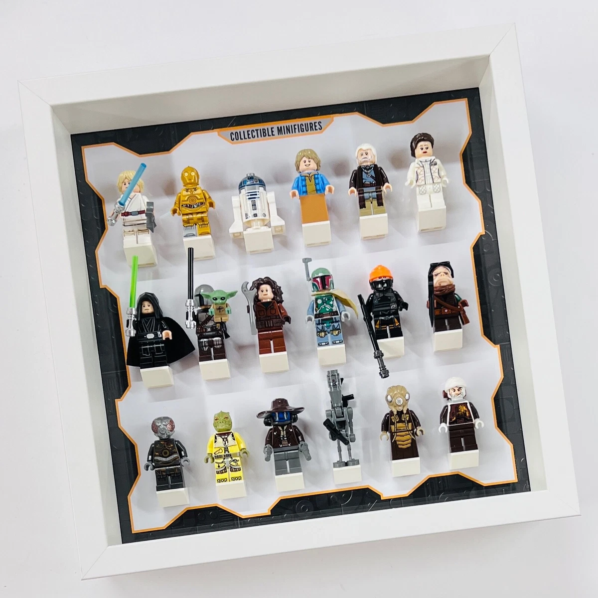 Lego star wars minifigure display sales