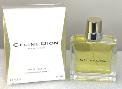 Vintage CELINE DION 1.7oz EDT Womens Spray by Coty, New In Box, Box Damaged!!!