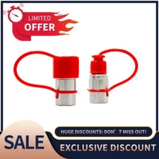 1/2"Flat Face Hydraulic Quick Coupler Connect Coupling Set Durable 1 Sets