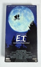 E.T. THE EXTRA-TERRESTRIAL, VHS Tape 1988 Green And Black Tape Steven Spielberg
