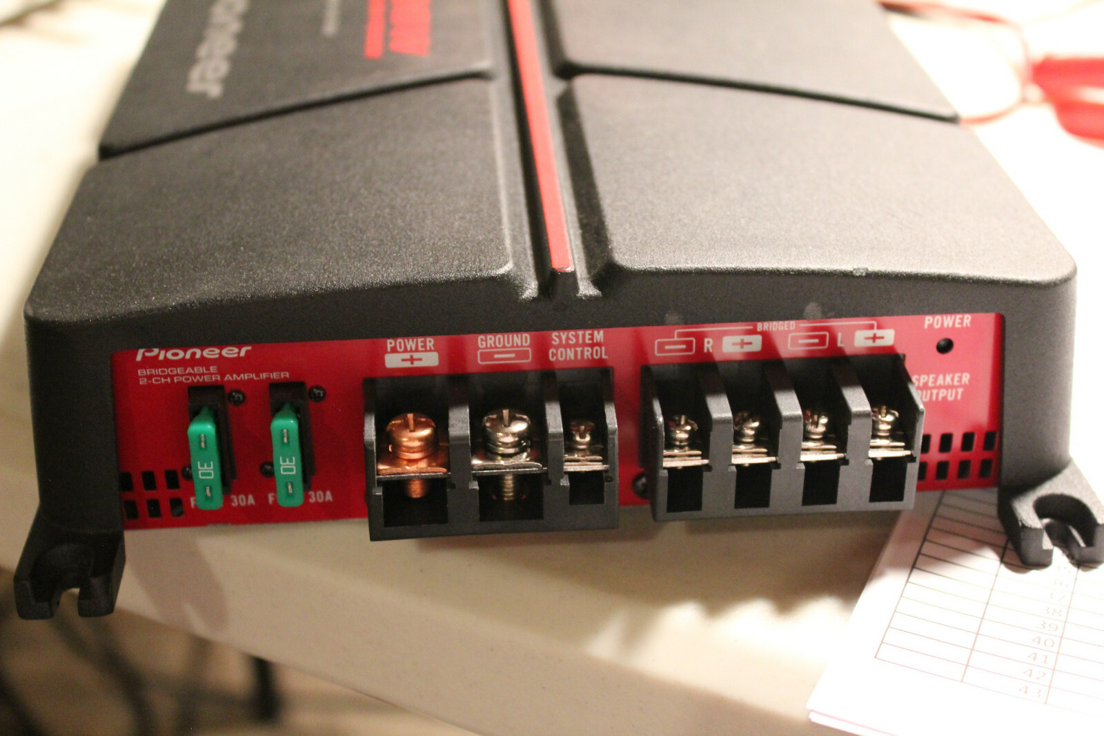 pioneer 1000 watt amp