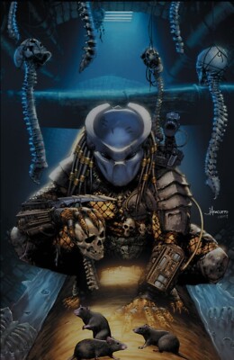 PREDATOR #1 JAY ANACLETO UNKNOWN EXCLUSIVE VIRGIN VARIANT 2022 MARVEL COMICS NM