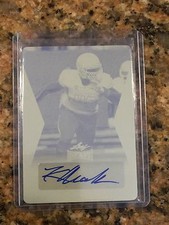 2014 Leaf Draft Khalil Mack Yellow Print Plate 1/1 Rookie Auto Autograph Bears