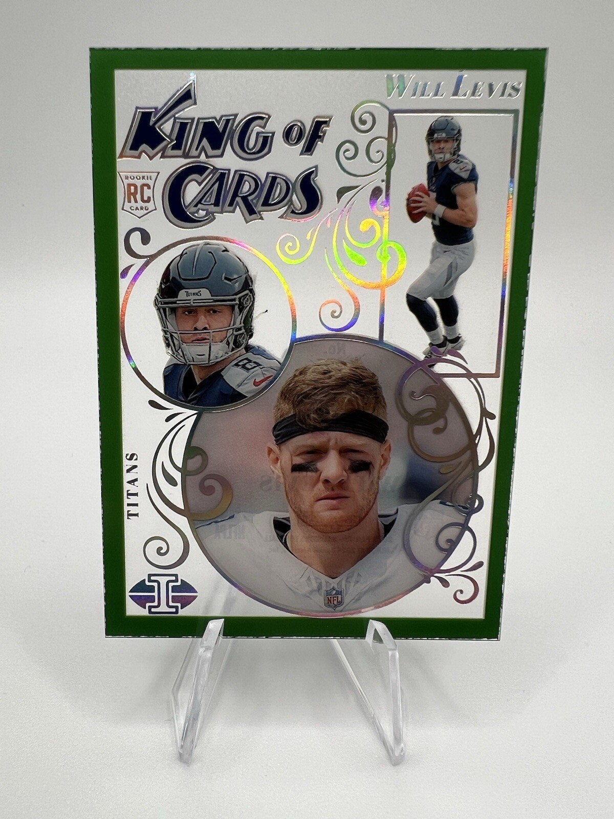 2023 Panini Illusions Football - King of Cards Emerald #20 Will Levis (RC)🍀🔥