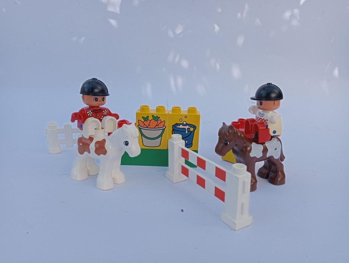 Playset LEGO DUPLO 2805 Pony Club horses VINTAGE Set maneggio