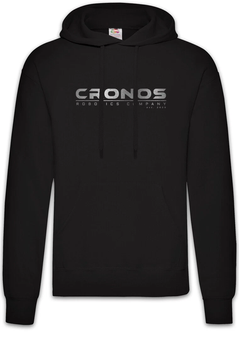 Cronos Hoodie Pullover Better Logo Symbol Than Us Roboter Robot Robots Company