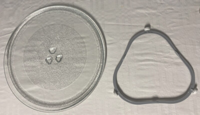 New Genuine Whirlpool Microwave 12'' Turntable Tray w/Ring  W11367904