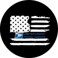 Postal Flag tire cover is Our Access Any Size