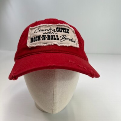 Country Hat Women Strap One Size Cutie Rock Roll Distress Party Cap Gym Core Ni Charlotte Corduroy Women main image 2