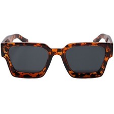 Retro Rectangle Sunglasses for Women Men Chunky Square Thick Frame Glasses NEW