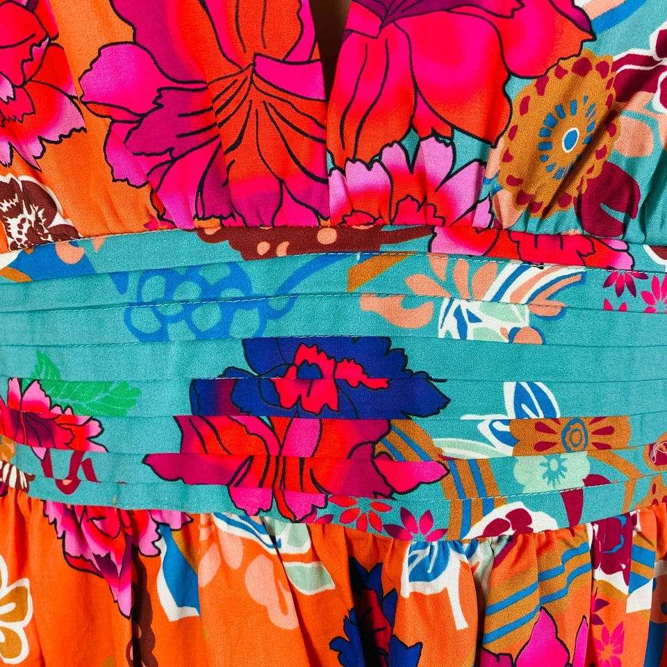 Vestido XL para mujer Misa Hylton For Inc International Concepts audaz colorido floral Foto 3 de 4