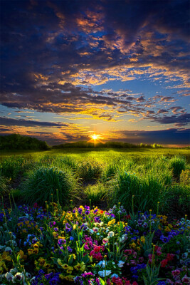 Beautiful Sunset Landscape Print Canvas Wall Art Home Decor