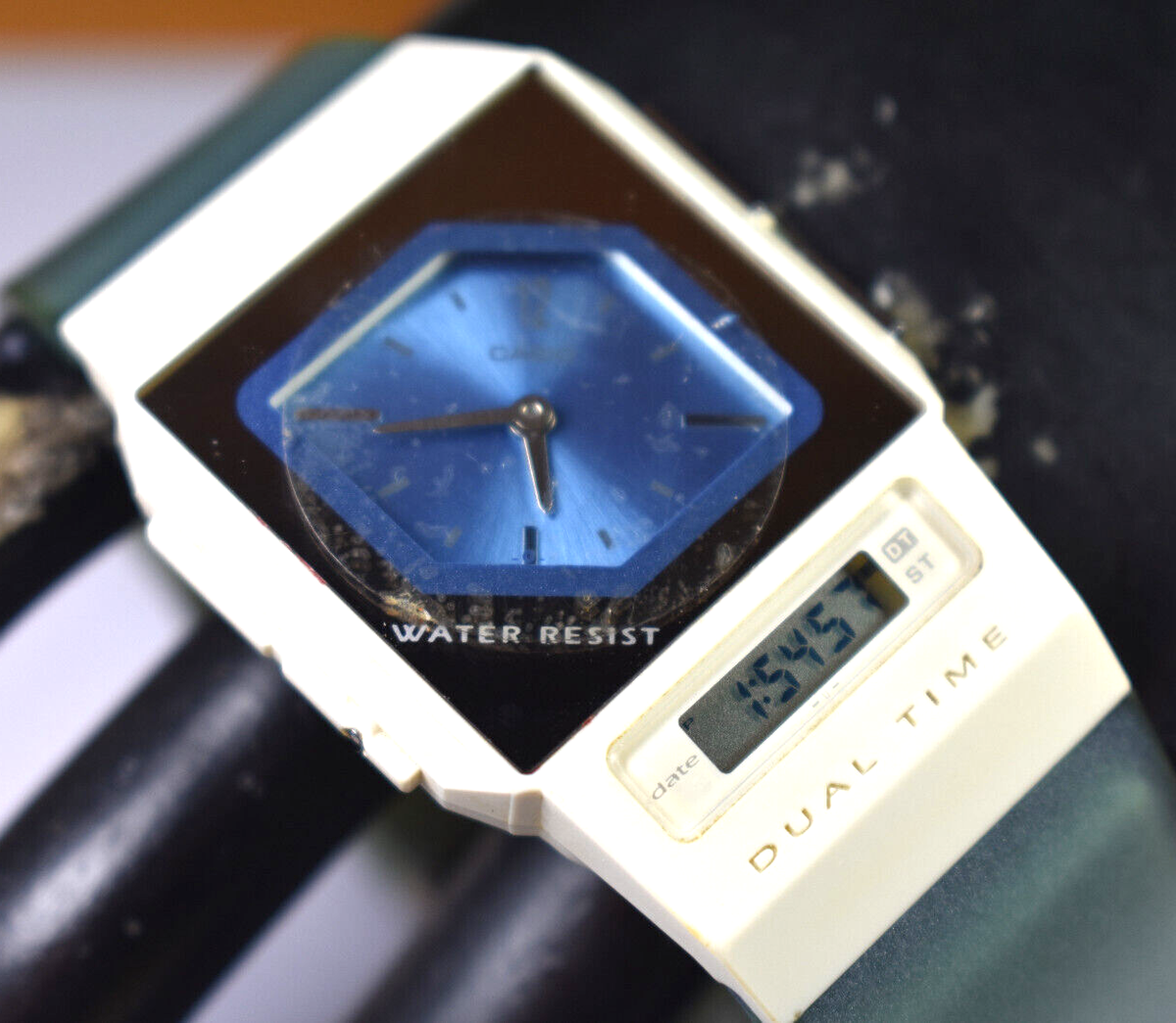 CASIO FS-01 Dual Time Analog/Digital Watch NEW BATTERY! | eBay CASIO FS-01 Dual Time Analog/Digital Watch NEW BATTERY! | eBay