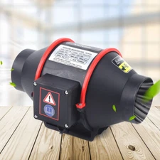 4 inch 310CFM Inline Duct Ventilation Fan Vent Exhaust Blower Vent Fan New