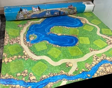 Liberty Falls Residential Layout Christmas Village House Layout Mat 90s EUC