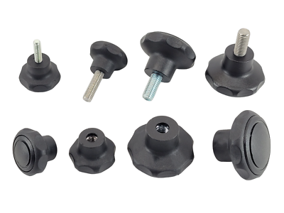 8 Stück Sterngriffmuttern M6 - Rändelmutter Aus Messing Für Möbel & Maschinen