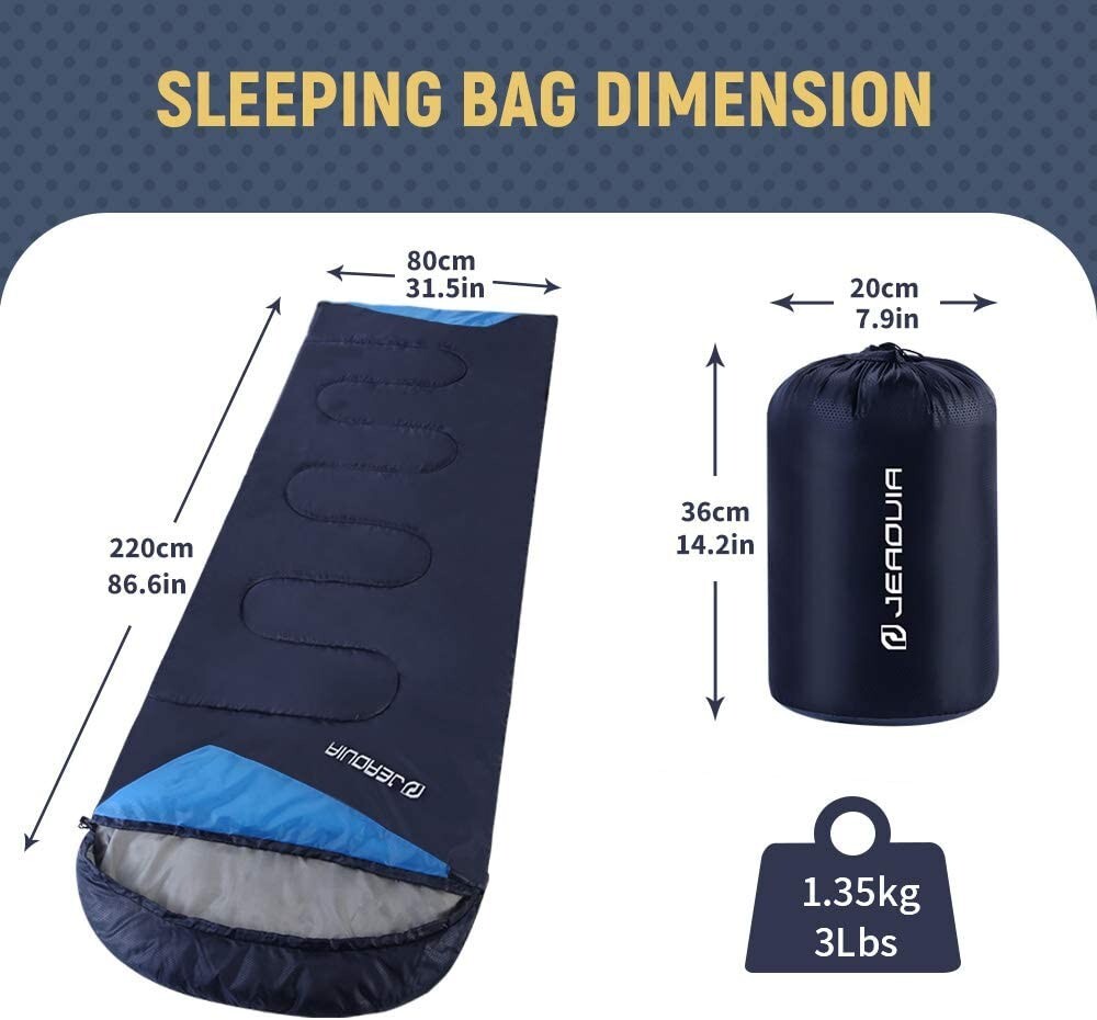 JEAOUIA Sleeping Bags for Adults Backpacking Lightweight