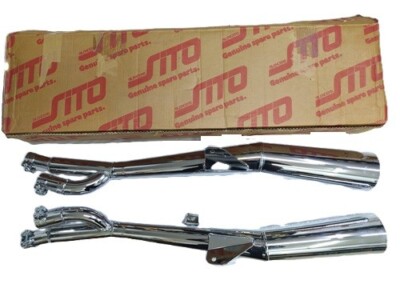 COPPIA  MARMITTE  CROMATE  SITO  COD: 1260  PER Suzuki GSX 750