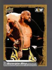 2022 UPPER DECK AEW GOLD #26 SCORPIO SKY