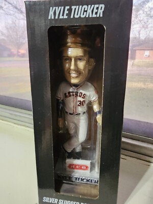 UNOPENED Kyle Tucker 'King Tuck' Silver Slugger Bobblehead 2024 Houston Astros 