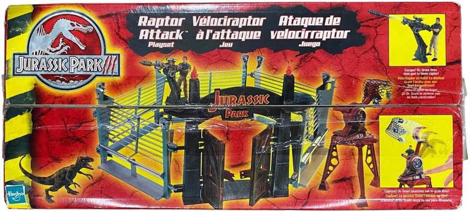 Jurassic Park III Raptor Attack Playset NEW Vtg 2001 w Alan Grant ...