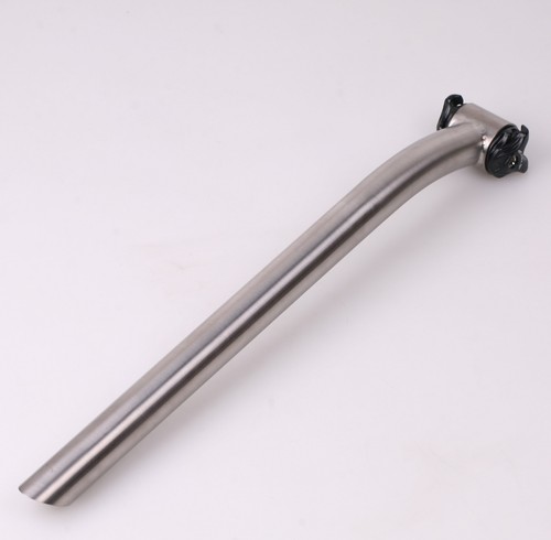 J&L Offset Titanium/Ti Seatpost 27.2/27.0* 380-Setback Fit Carbon Rails 7×9 7×10 - Picture 5 of 5