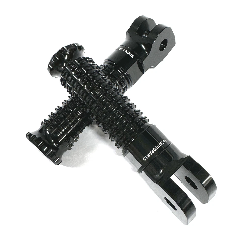 Clavijas delanteras negras para Triumph Thunderbird 885 95-01 02 03 CNC SHADOW Rider Foto 4 de 4