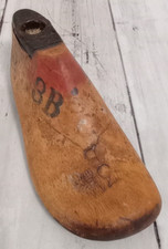 Vintage Child Wooden Shoe Form Cobbler Shoemaker 5" Long