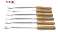 KäSefondue-Gabelset Nouvel Swiss 6 StüCk Design Wave Neuheit