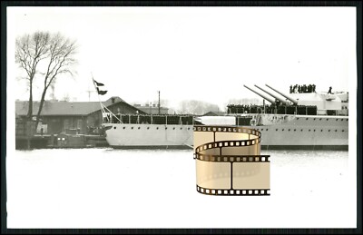 Foto AK - Panzerschiff Admiral Scheer - Indienststellung - 12. November 1934