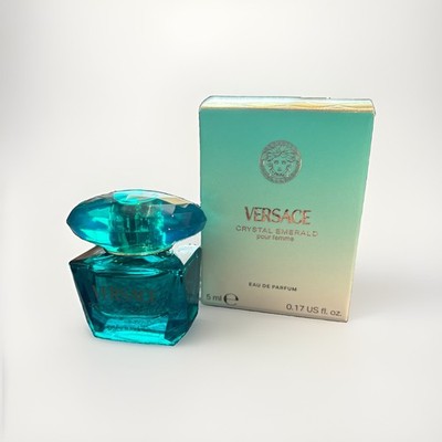 Versace Crystal Emerald Eau de Parfum 0.17 oz 5 mL Dabber Travel Mini NEW IN BOX