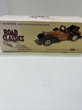 For Parts Heritage Mint Road Classics Wooden Coupe Roadster Gold Accents Pine