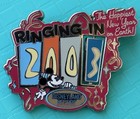 Disney Pin DLR Ringing in the Happiest New Year on Earth 2003 Mickey Spinner Pin — photo 1