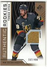 2018-19 SP Game Used #162 Tomas Hyka Gold Jersey Relic /499