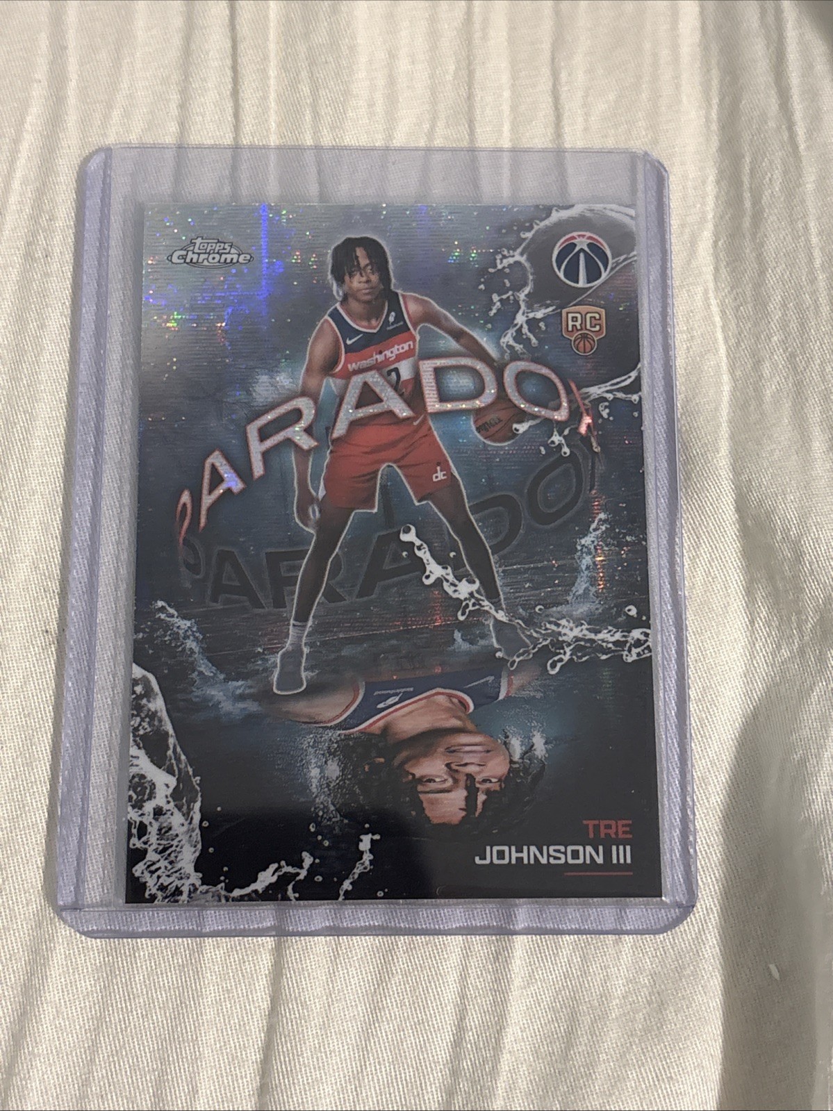 2025-26 Topps Chrome Tre Johnson III Paradox Rare SSP Case Hit PX-26 Rookie Card