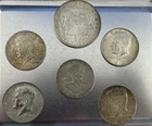 US Kennedy & Franklin Half Dollar Coins Lot of 5 Circulated Business Strike