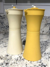 TUPPERWARE Vintage Oil & Vinegar Salad Dressing Dispensers Lot of 2 Made in USA