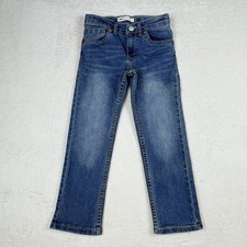 Levis 511 Slim Jeans Boys 6 Regular Blue Medium Wash Straight Adjustable Waist