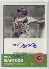 2012 Topps Heritage Minor League Edition Real One Mikie Mahtook #ROA-MM Auto tj1