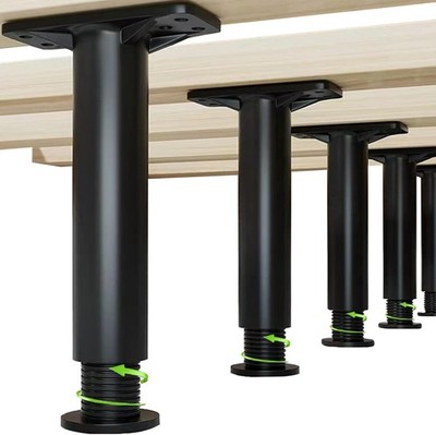 4PCS Adjustable Bed Frame Support Legs Heavy Duty Furniture Slat Center Support