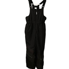 Snow Pants Child s L 10-12 SWISS TECH Bib Adj Strap Zip Pockets Leg Cuffs More